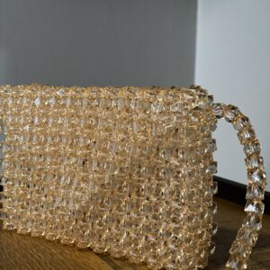 Bolsa Sara Dourada Pequena
