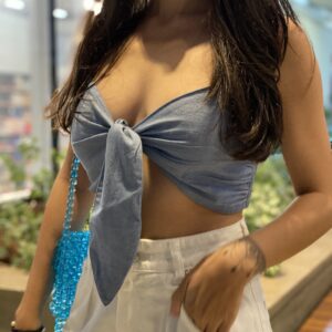 Cropped Berlim Azul