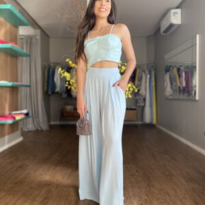 Cropped NY Azul