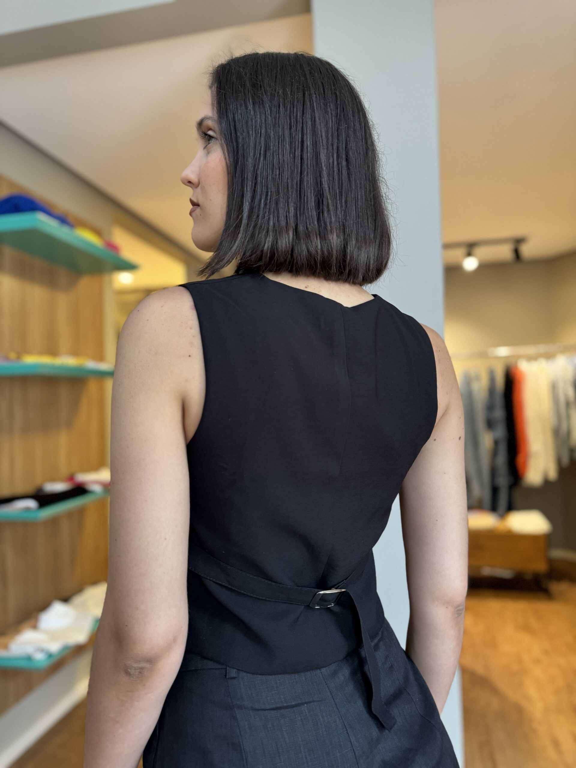 Colete Paris Preto