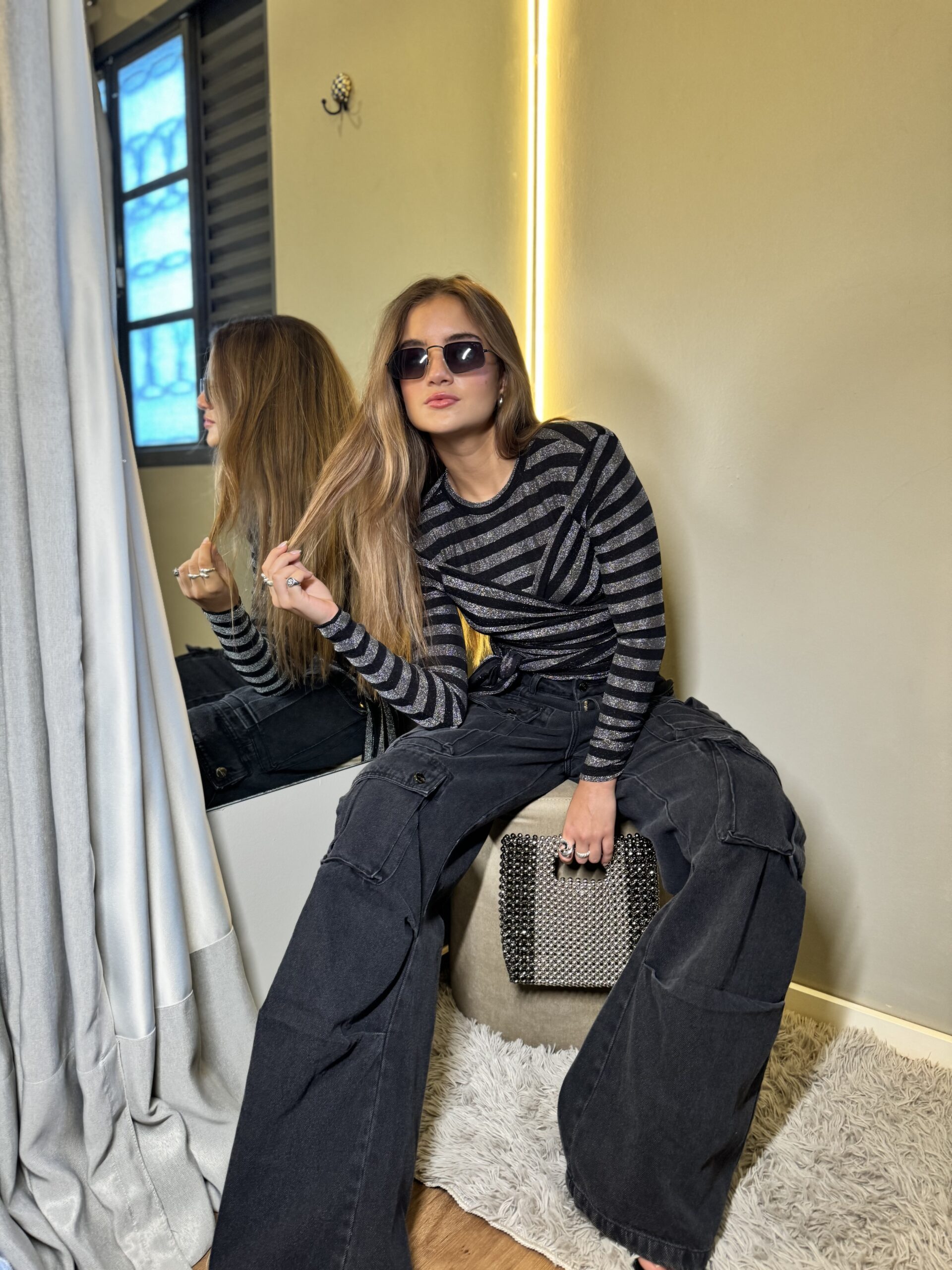 Blusa Berlim Prata