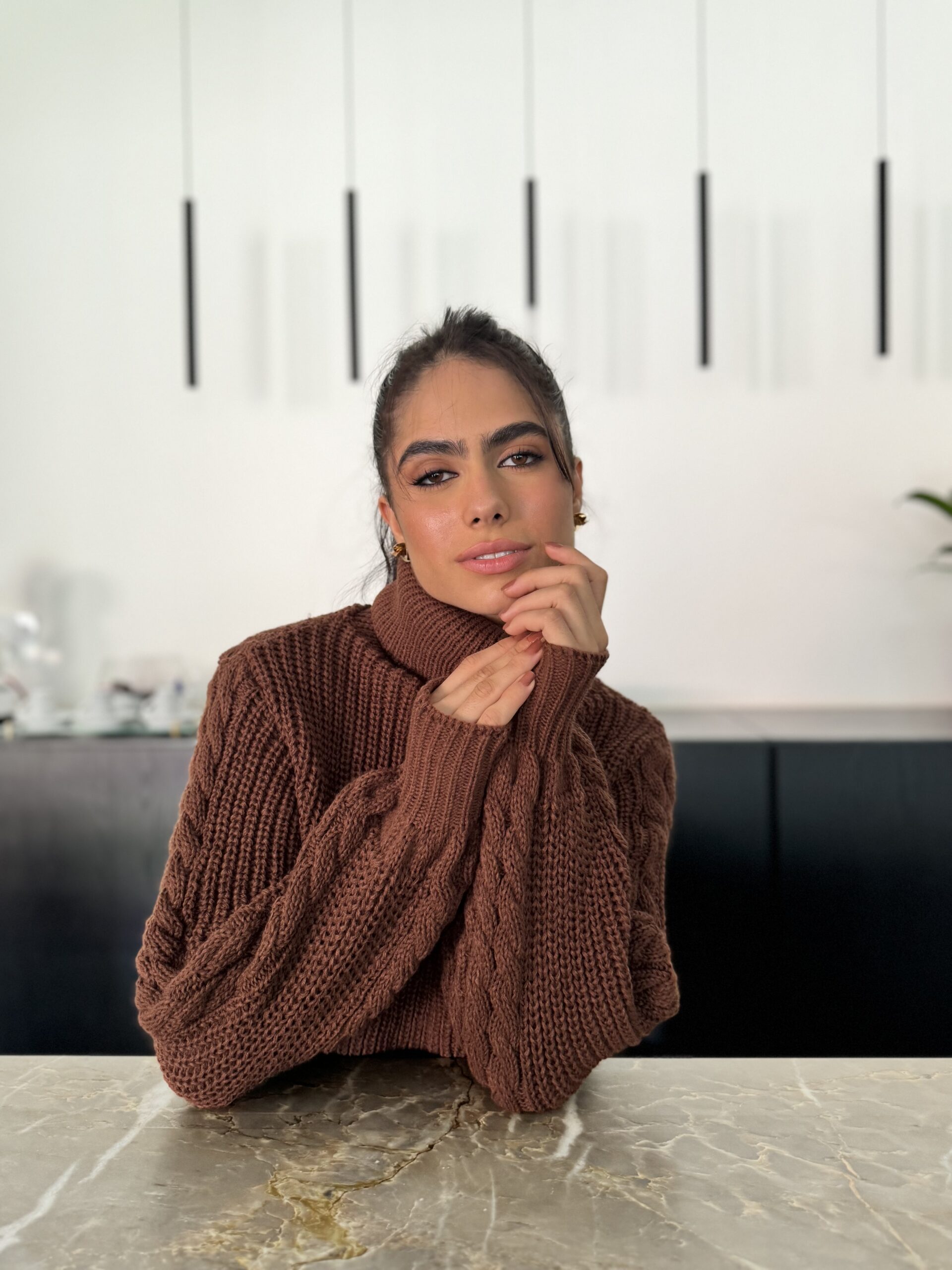 Tricot Paris Marrom