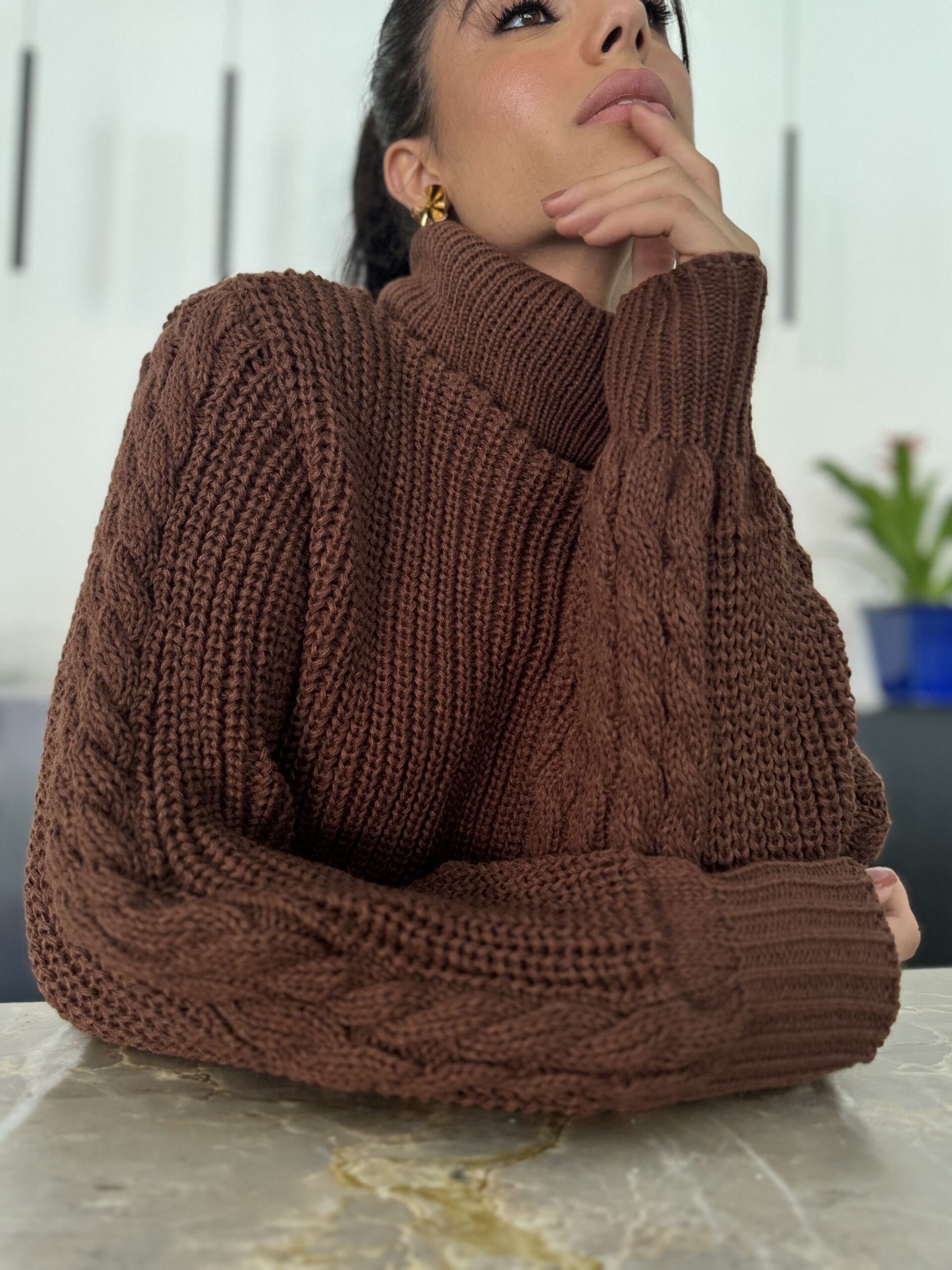 Tricot Paris Marrom
