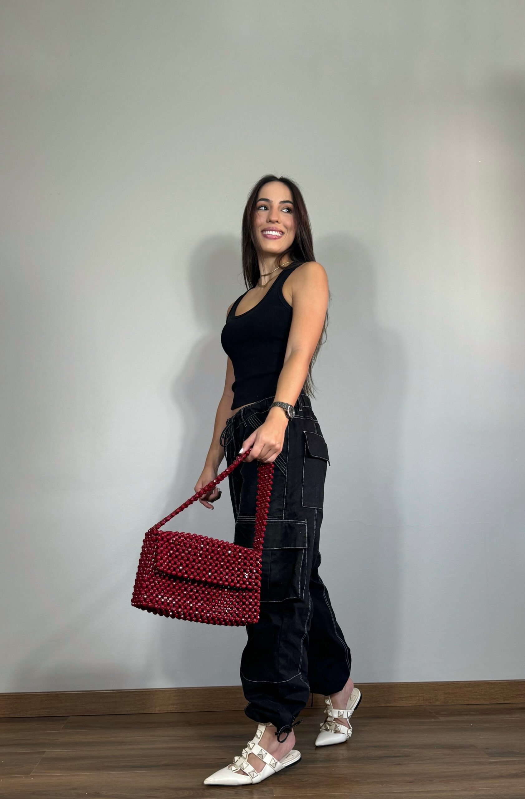 Bolsa Zurique Maxi Vinho