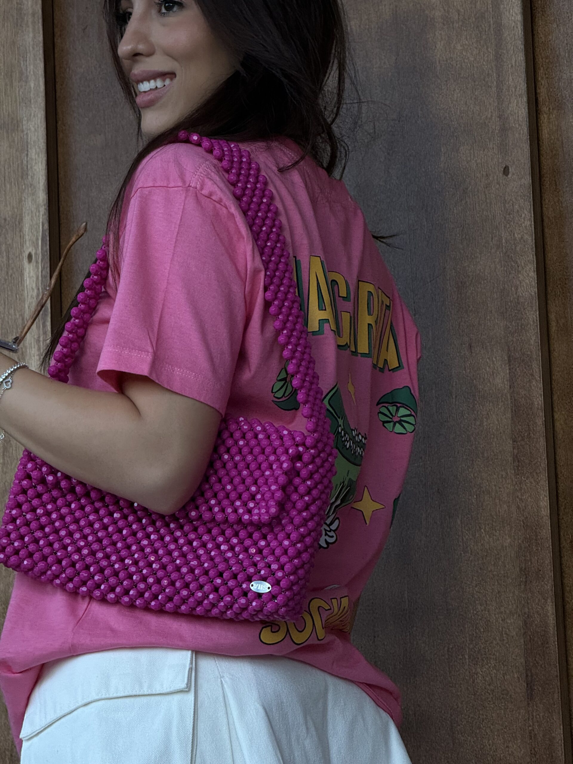 Bolsa Zurique Maxi Rosa