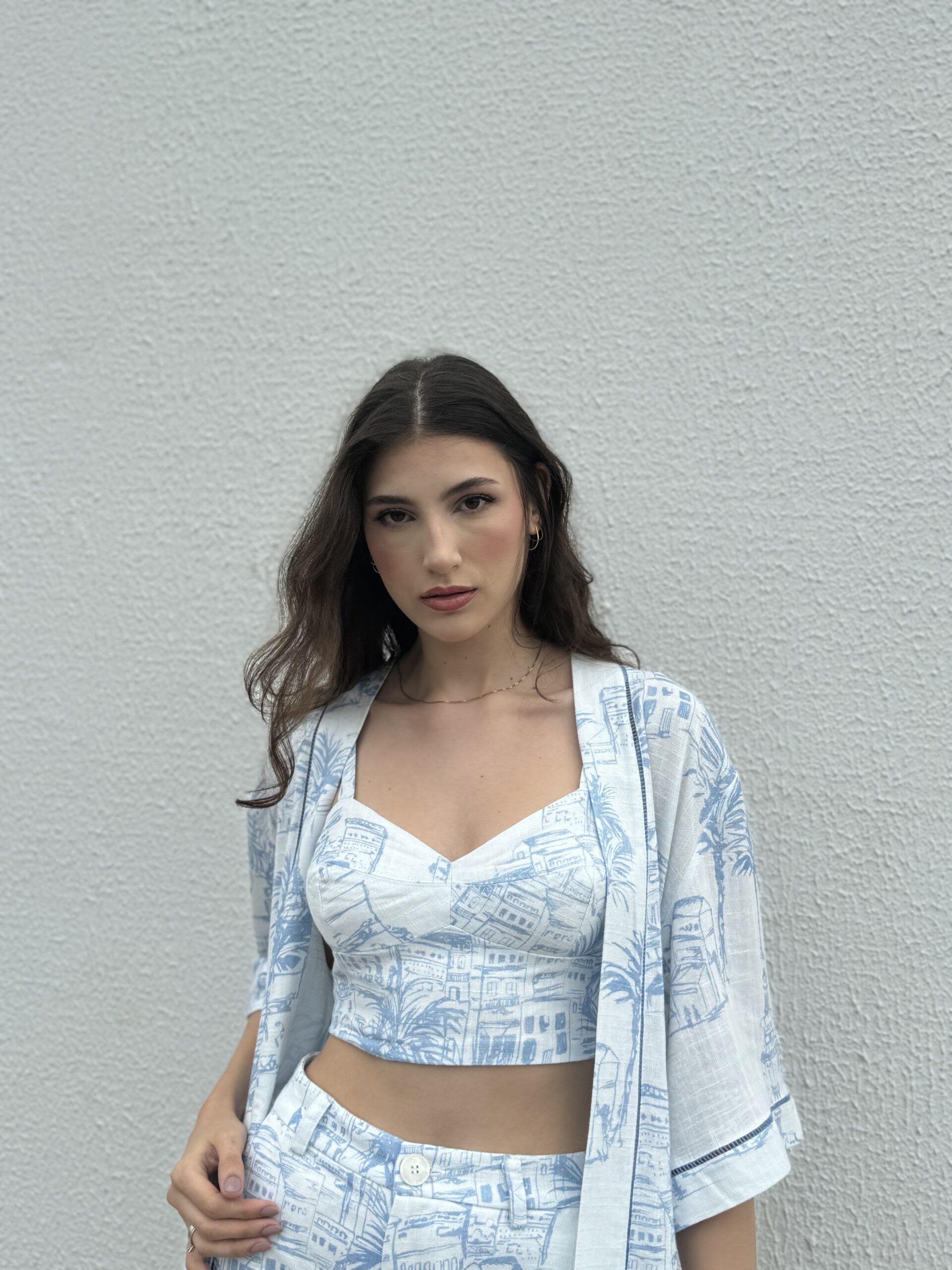 Cropped Amalfi Azul